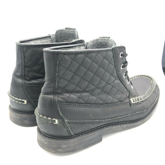 Cole Haan Mens Pinch Black Ankle Boots Size 8.5 M - Picture 4 of 6